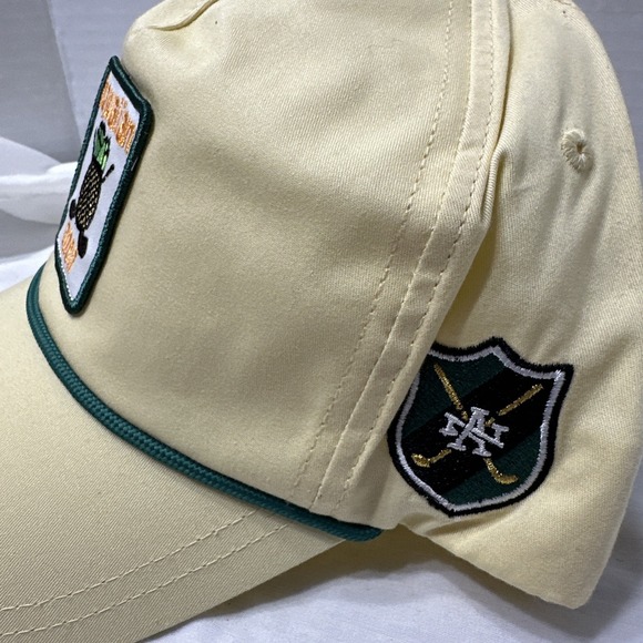 American Needle Hawaiian Open Drifter 19th Hole Golf yellow collectors Cap new - Picture 3 of 7